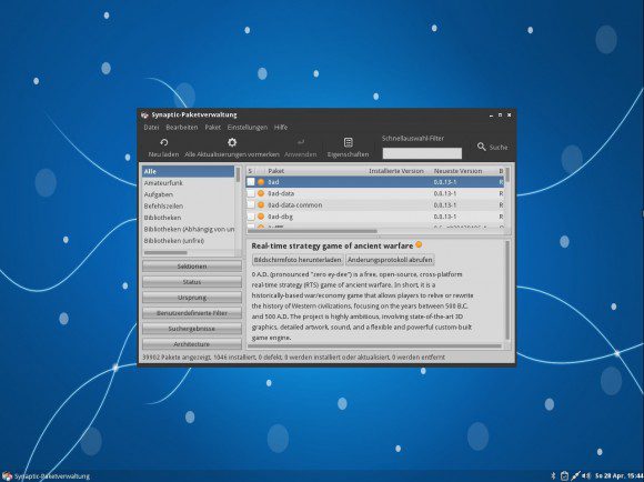 Semplice Linux 4: Synaptic