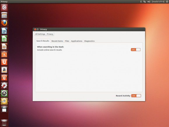 Ubuntu 13.04 "Raring Ringtail": Privatsphäre