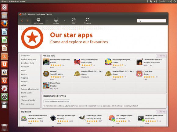 Ubuntu 13.04 "Raring Ringtail": Software Center