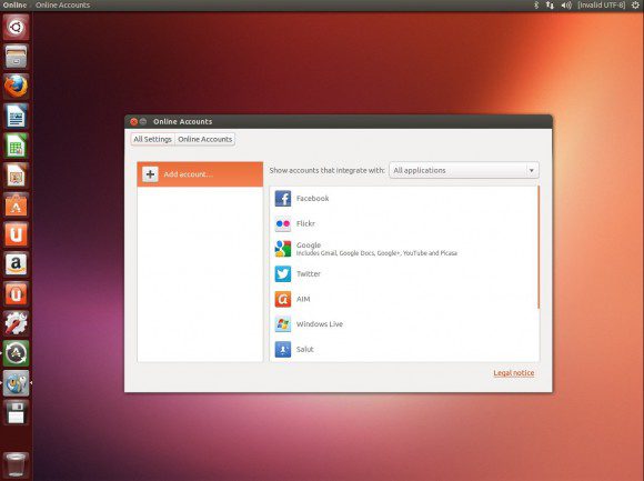 Ubuntu 13.04 "Raring Ringtail": Online-Konten