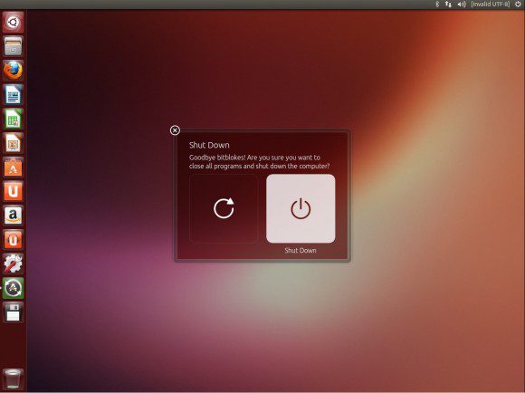 Ubuntu 13.04 "Raring Ringtail": Herunterfahren