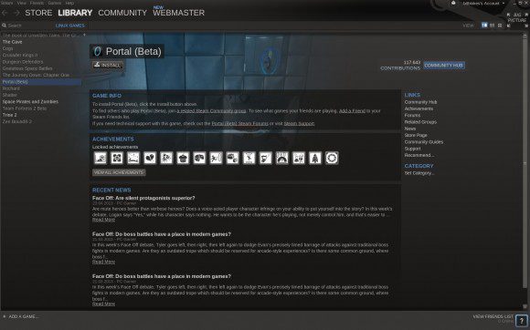 Portal Beta für Linux