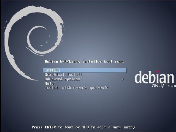 Debian 7 Wheezy: Bootscreen