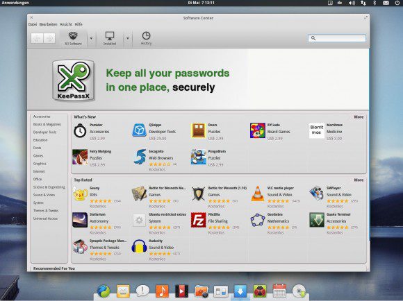 elementary OS Luna: Software Center