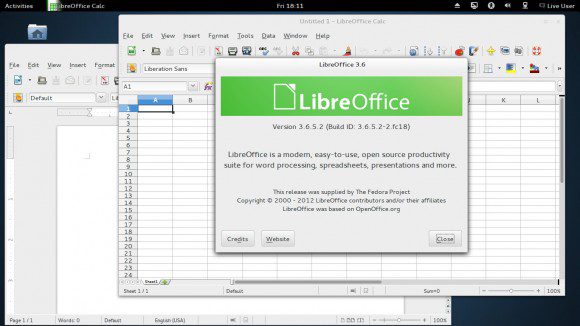 Korora 18: LibreOffice