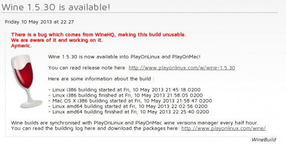 PlayOnLinux: Bug!