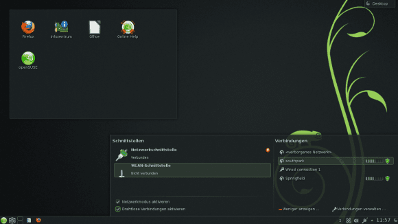 openSUSE 12.3: NetworkManager