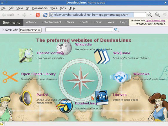 Doudou Linux 2.0: Internet