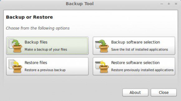 Linux Mint: Backup-Tool