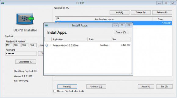 DDPB: Kindle-Bar-Datei installieren