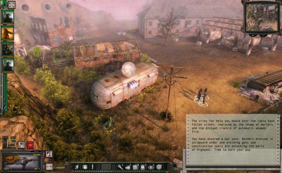 Wasteland 2: HUD mit vergrößterter Textbox (Quelle: inxile-entertainment.com)