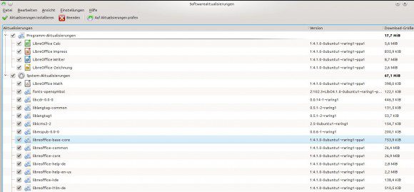 LibreOffice 4.1 unter Kubuntu 13.04