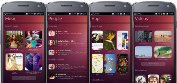 Ubuntu Phone: Scopes (Quelle: ubuntu.com)