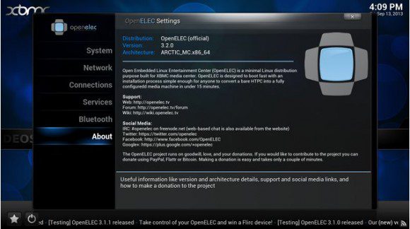 OpenELEC 3.2 (Quelle: openelec.tv/)