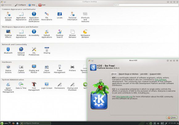 openSUSE 13.1 KDE: Einstellungen