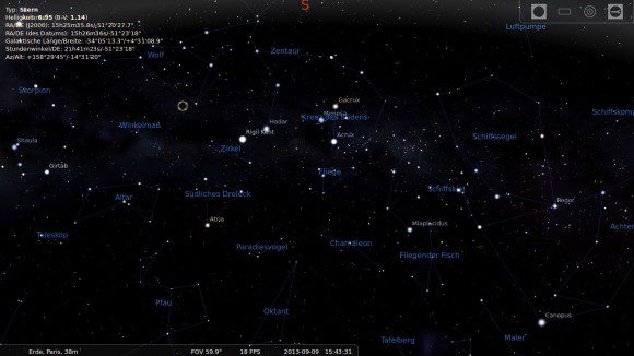 Stellarium: Unendliche Weiten ...