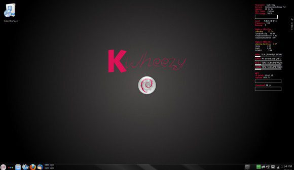 Kwheezy 1.3: Desktop