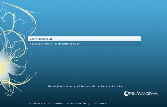 OpenMandriva Beta: Boot (Quelle: openmandriva.org)