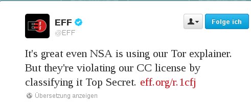 NSA verletzt CC
