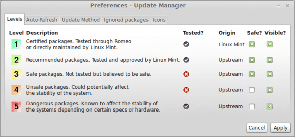 Update-Manager in Linux Mint (Quelle: linuxmint.com)