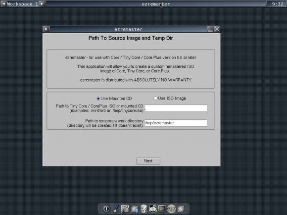 Tiny Core Linux: CorePlus - Remaster