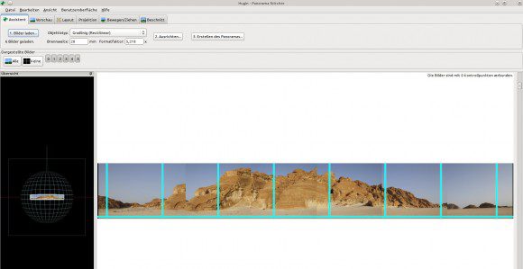 Hugin 2013: Bilder geladen