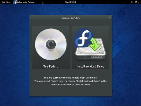 Fedora 20: Bootscreen