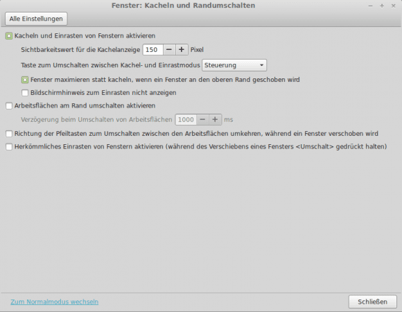 Linux Mint 16: Fenster maximieren