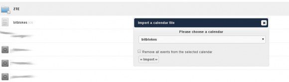 ownCloud: Kalender importieren