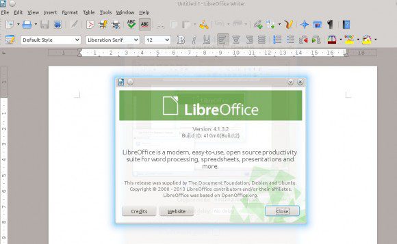 Kubuntu 14.04: LibreOffice