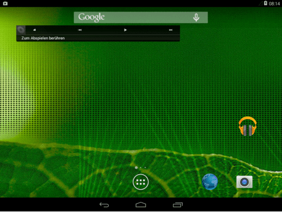 Android-x86: Startbildschirm