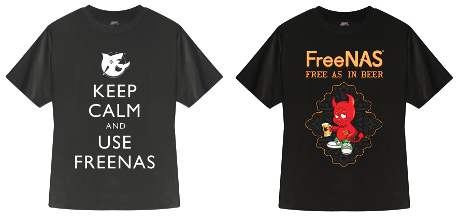 FreeNAS-Shirts (Quelle: FreeNAS.org)