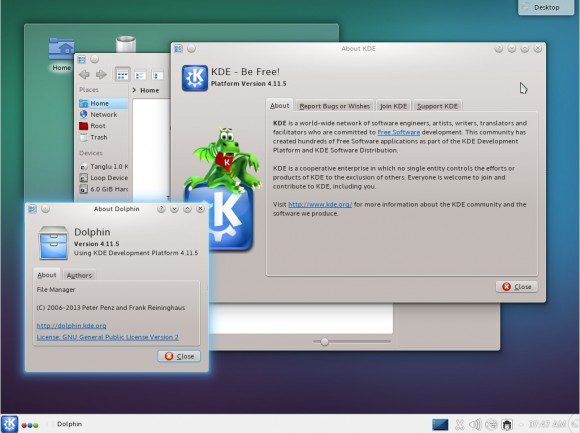 Tanglu 1.0 KDE: 4.11.5