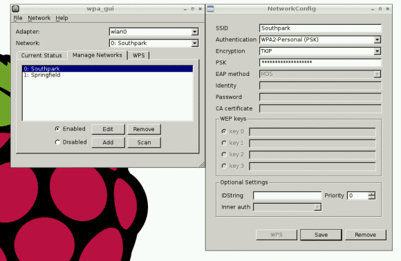 Raspberry Pi: WiFi Config