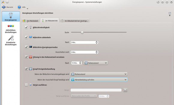 KDE: Bildschirmhelligkeit automatisch regeln lassen