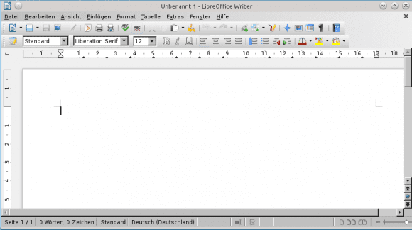 LibreOffice: Ohne KDE-Paket