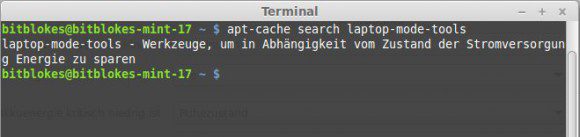 Linux Mint 17: laptop-mode-tools im Repository