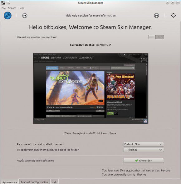 Steam Skin Manager