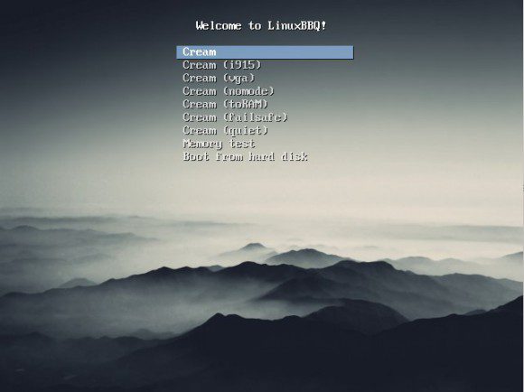 LinuxBBQ: Bootscreen