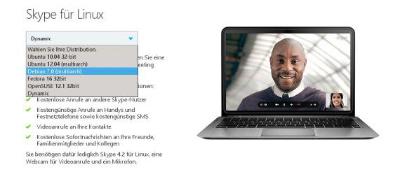 Skype für Linux