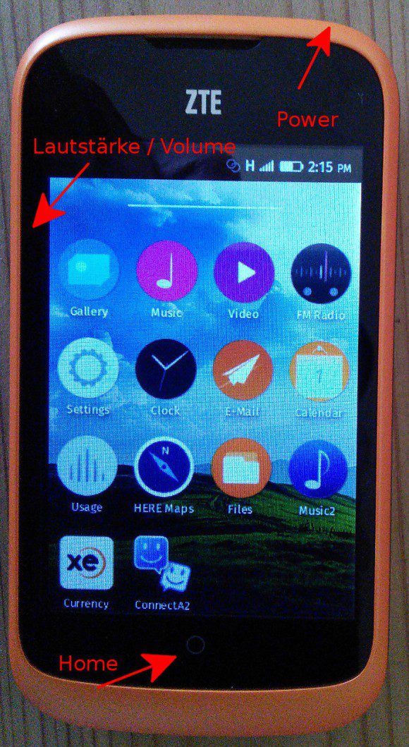 Firefox OS: Screenshot