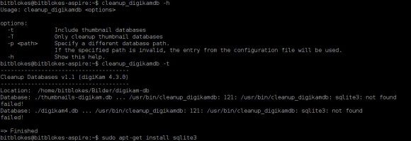 cleanup_digikamdb ist ohne sqlite3 zickig