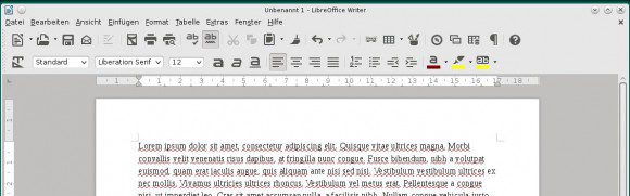 Die monochrome Oberfläche sifr ist auch in LibreOffice 4.2.8 verfügbar