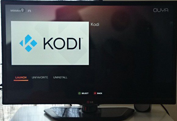 Kodi auf OUYA installiert