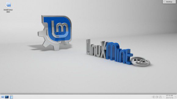 Linux Mint 17.1 KDE: Desktop