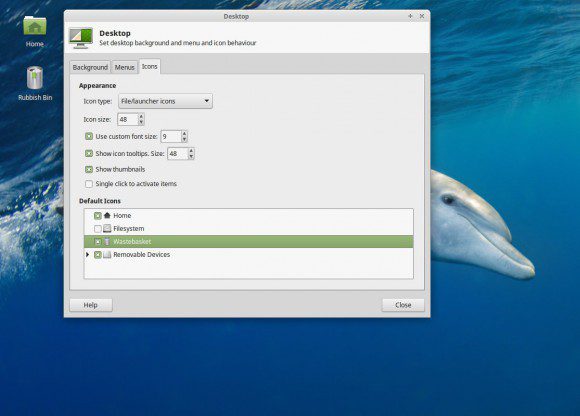 Linux Mint 17.1 Xfce: Desktop-Konfiguration