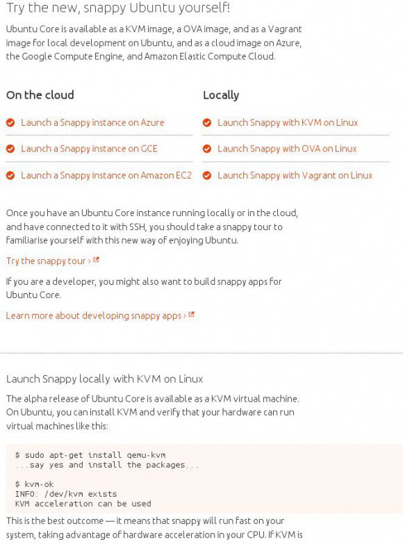 Snappy Ubuntu Core ausprobieren