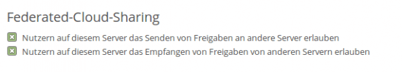 ownCloud 8 und Federated Cloud Sharing