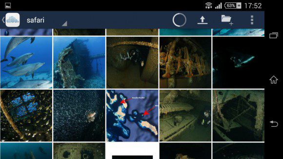 ownCloud-Client 1.7.0 für Android: Vorschau der Bilder