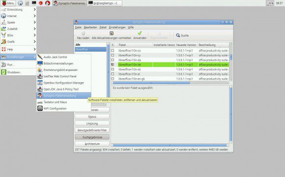 Synaptic ist ein leistungsfähiger Paket-Manager